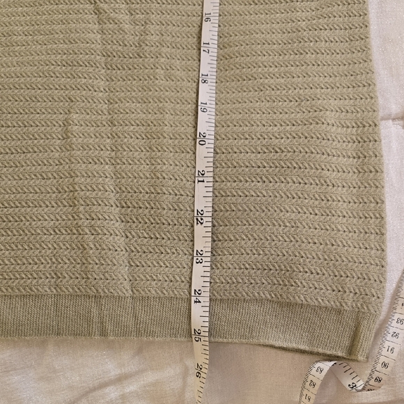 Chico's Green Boxy Ribbed Sweatshirt Tunic - Picture 8 of 12